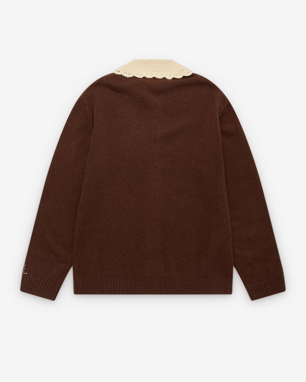 Sandy Liang - Women's Koda Cardigan - (Chocolate)