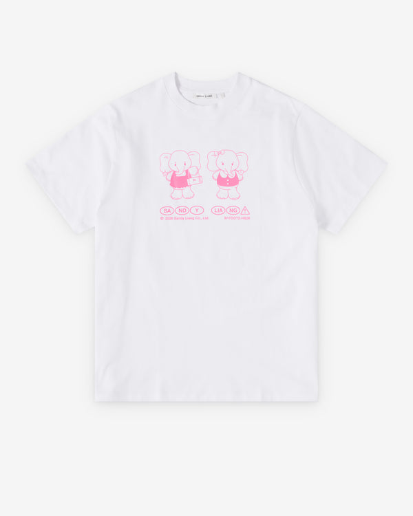 Sandy Liang - Women's Peanut Boxy Tee - (White)