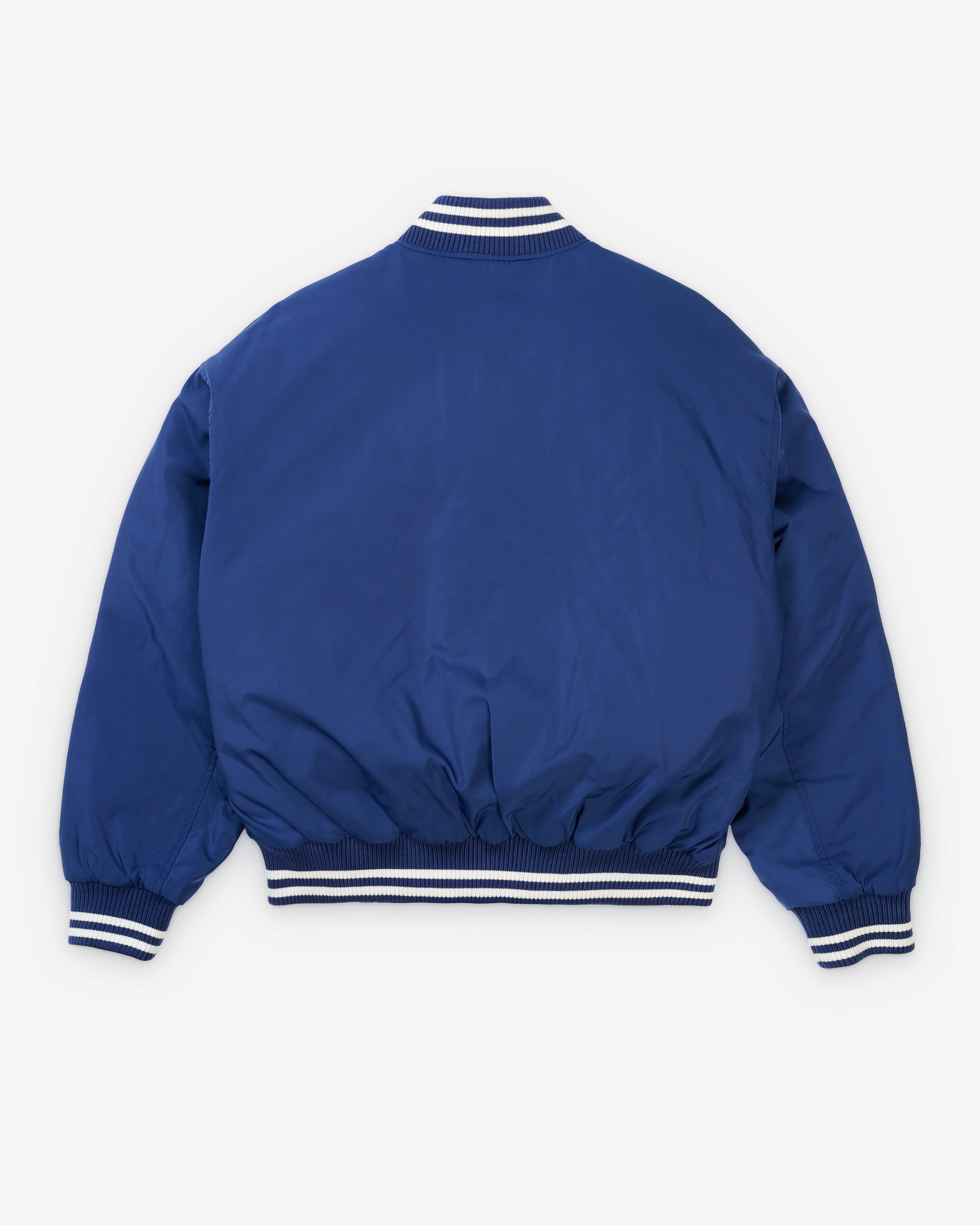 Palace: Men's Satin The Park Jacket (Blue) | Dover Street Market