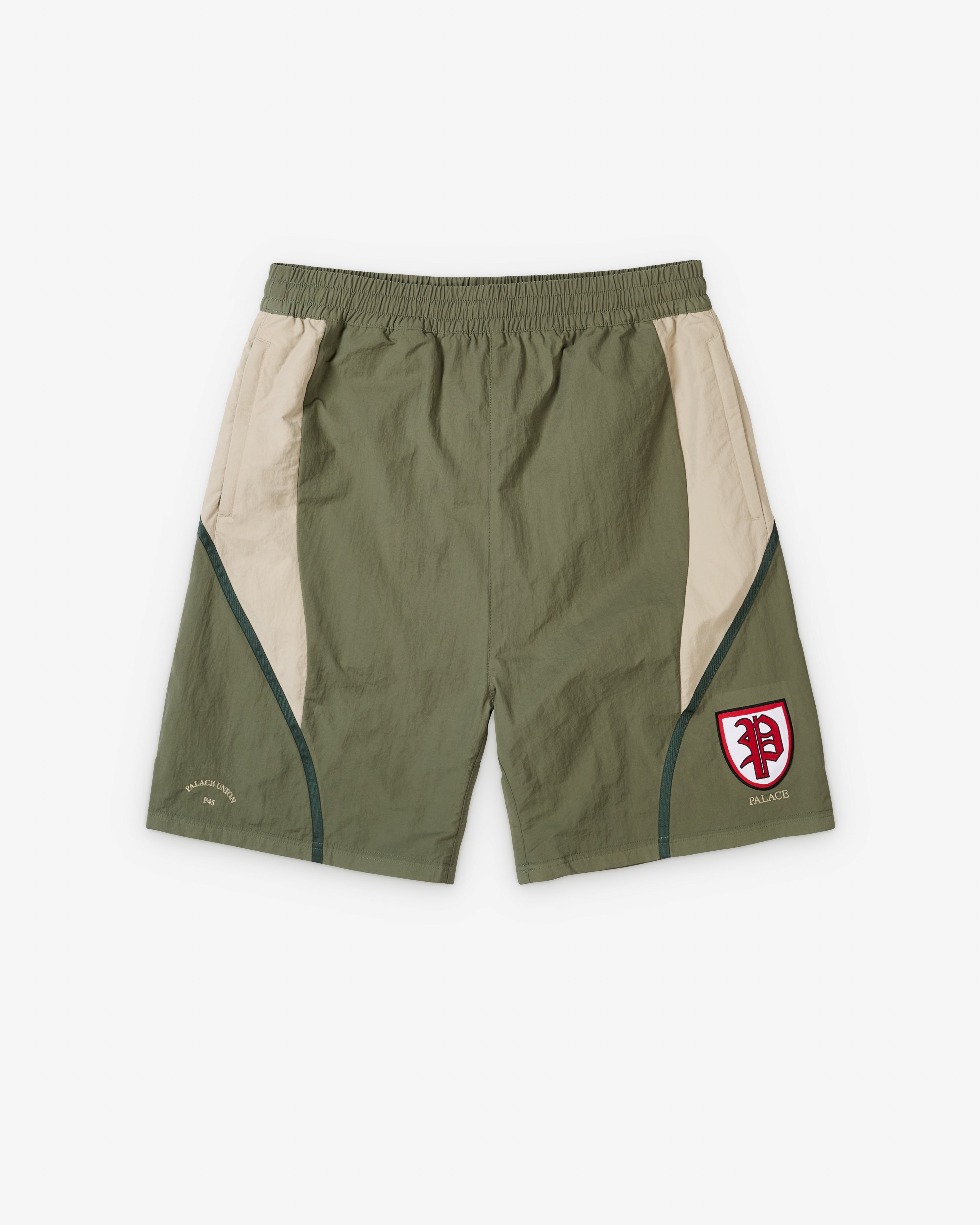 Palace: Men's Scrum Shell Short (Olive) | Dover Street Market London