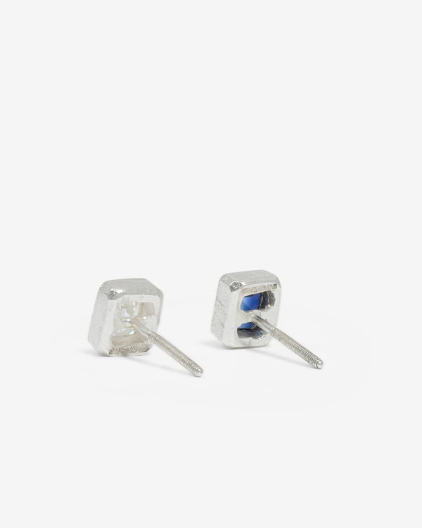 Seb Brown - Mini Cushion Earrings - (Sterling Silver)