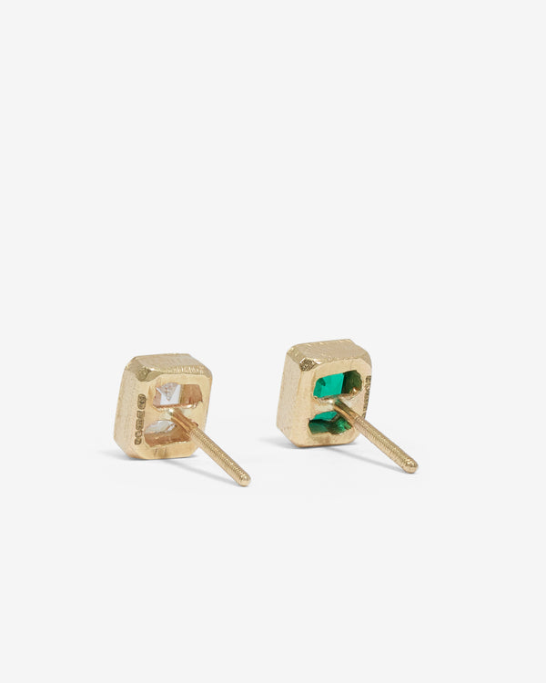 Seb Brown -  Mini Cushion Earring - (9K Yellow Gold)