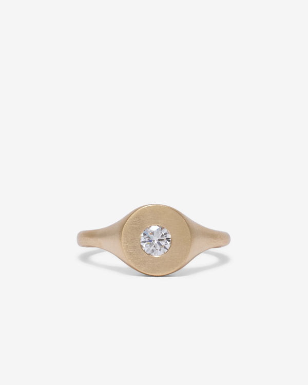 Seb Brown - Round Frame Ring - (Yellow Gold)