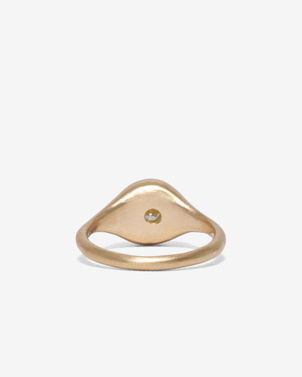Seb Brown - Round Frame Ring - (Yellow Gold)