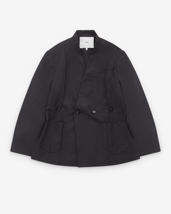 Setchu - Women’s No Lapel Origami Jacket - (Gray)