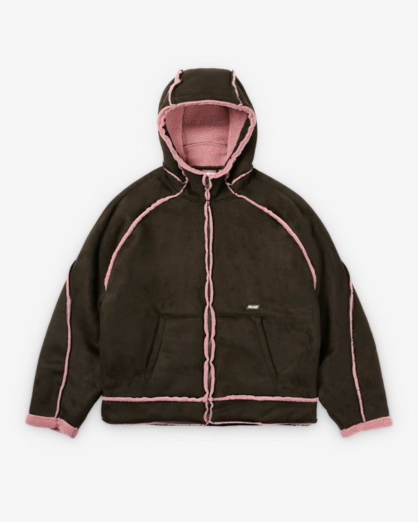 Palace - Sherpa Faux Suede Hooded Jacket - (Fox)