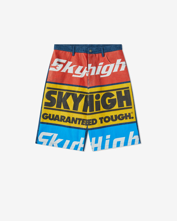 Sky High Farm Workwear - Construction Graphic Logo Shorts - (Multi)