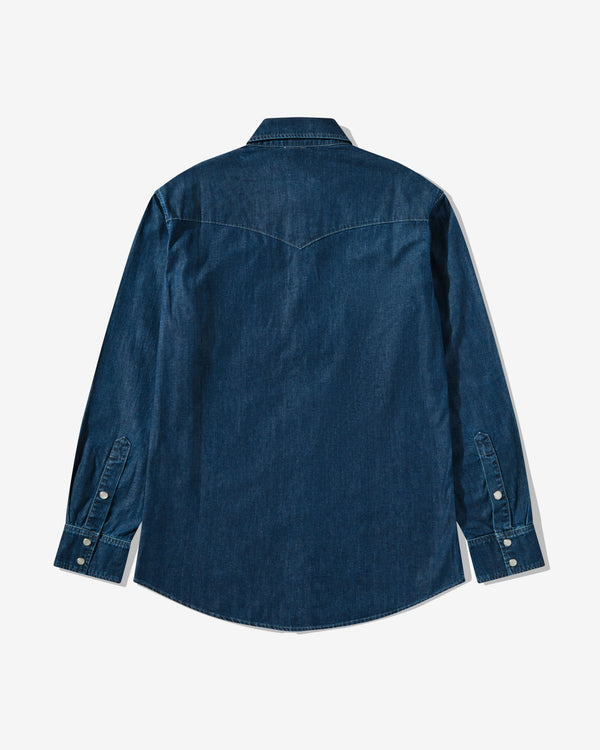 Sky High Farm Workwear - Unisex Logo Denim Shirt - (Blue)