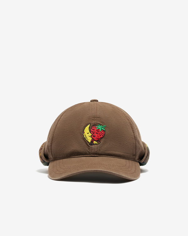 Sky High Farm - Logo Trapper Cap Woven - (Brown)