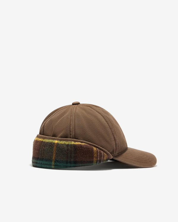 Sky High Farm - Logo Trapper Cap Woven - (Brown)