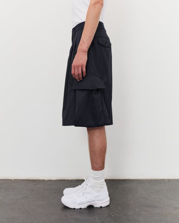 CDG Shirt - Men's Pinstripe Cargo Shorts - (Black)