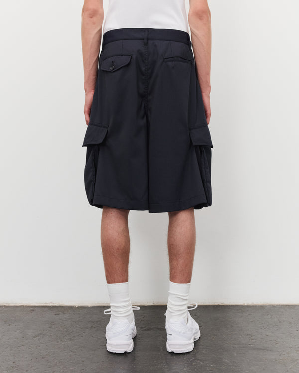 CDG Shirt - Men's Pinstripe Cargo Shorts - (Black)