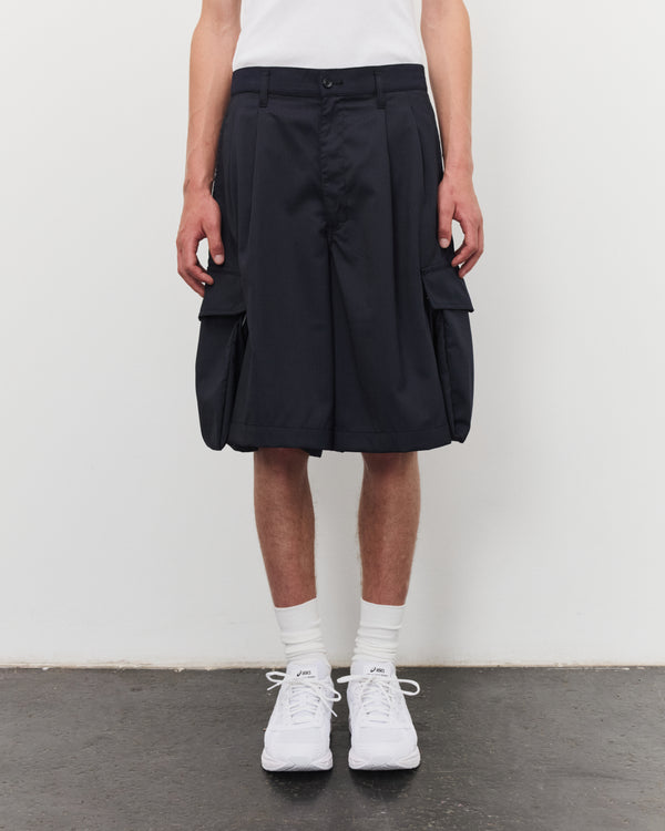CDG Shirt - Men's Pinstripe Cargo Shorts - (Black)