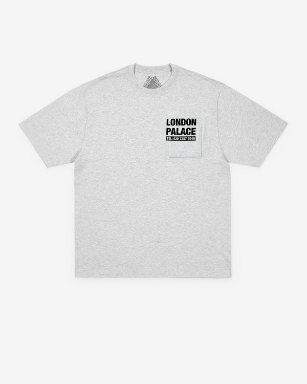 Palace - Men's Shop Numbers T-Shirt - (Grey Marl)