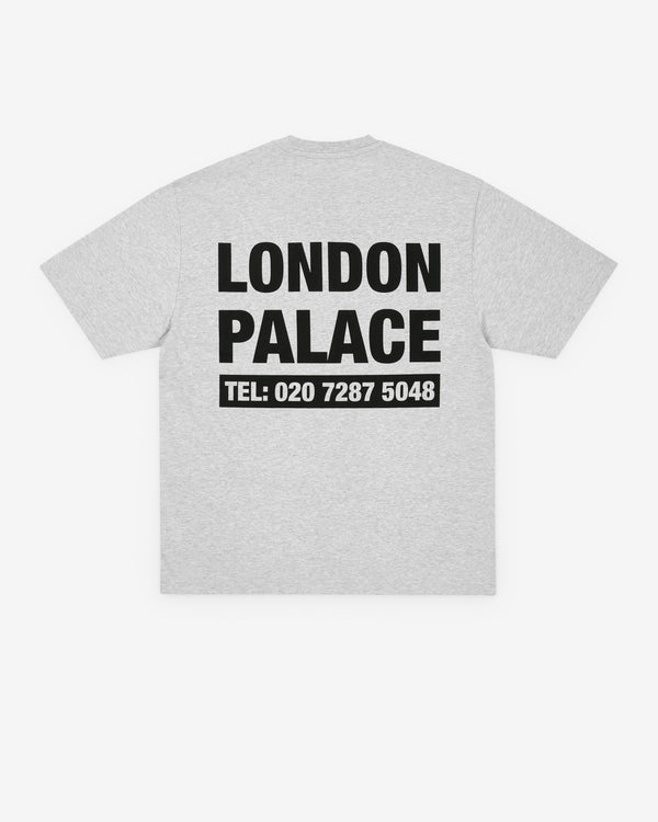 Palace - Men's Shop Numbers T-Shirt - (Grey Marl)