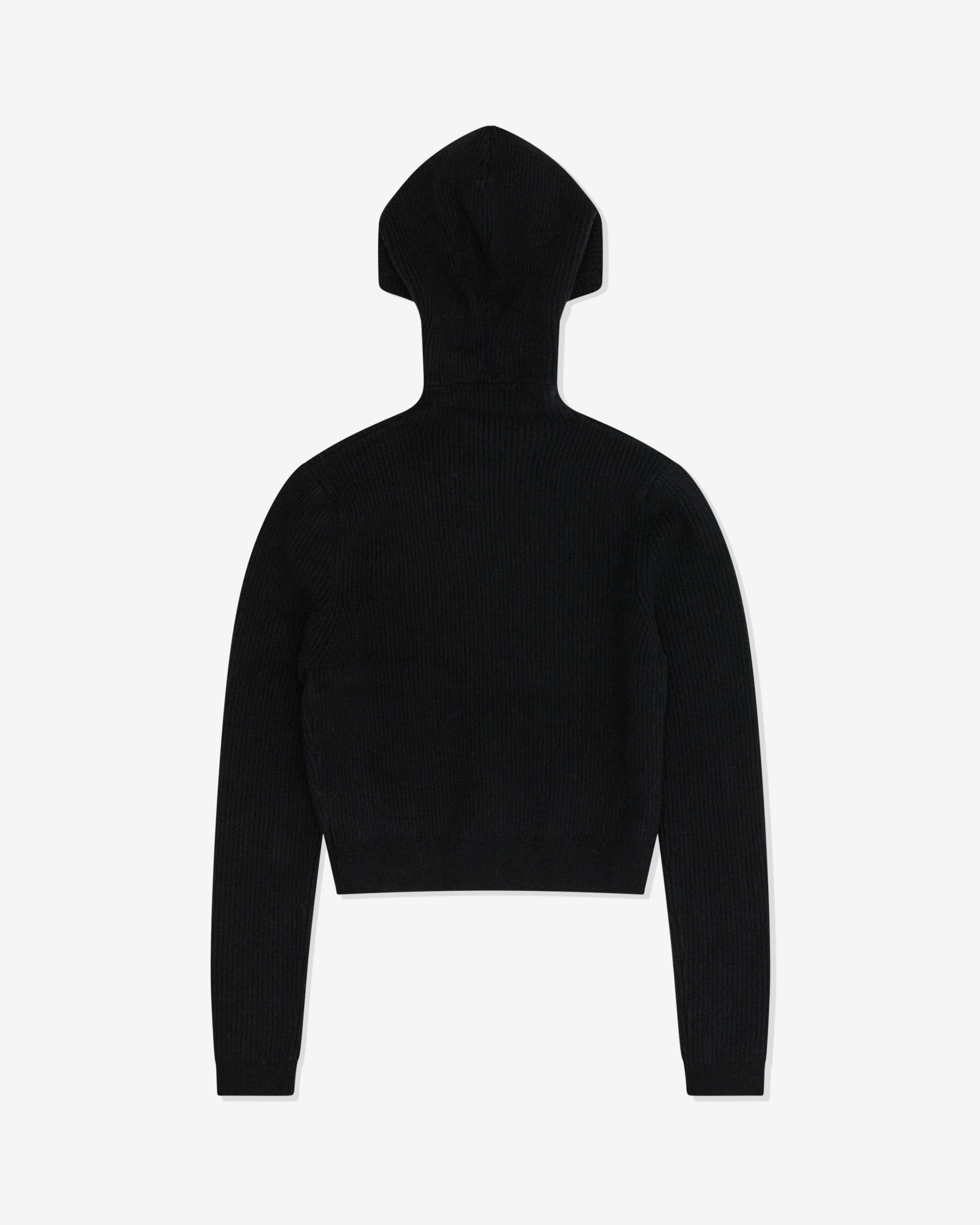 SHUSHU/TONG - Women's Hooded Knit Top - (Black)