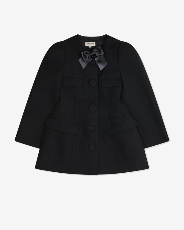 SHUSHU/TONG - Women's Fitted Single Breasted Jacket - (Black)