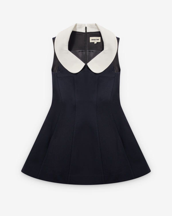 ShuShu/Tong - Women's Contrast Dress - (Navy)
