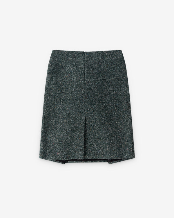ShuShu/Tong - Women's Bow Flared Skirt - (Sage Green)