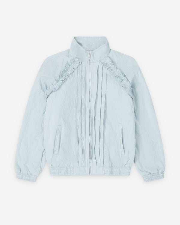 SHUSHU/TONG - Women's Crinkle Cotton Sport Jacket - (Blue)