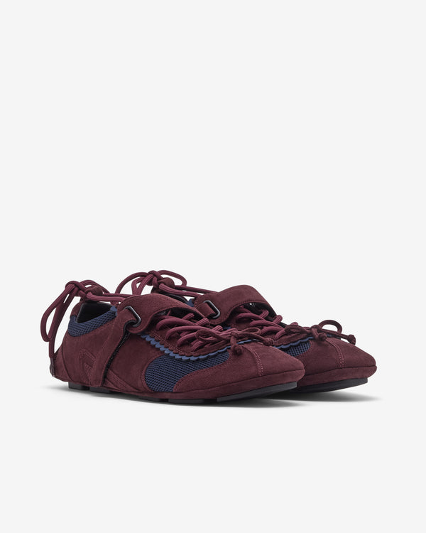 ShuShu/Tong - Women's Bow Flat Shoes - (Brown)