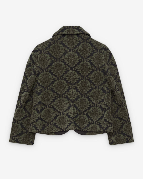 ShuShu/Tong - Women's Retro Knit Jacket - (Green)