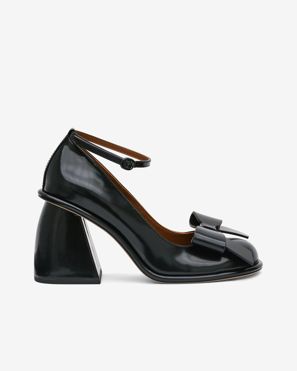 SHUSHU/TONG - Women's Front Bow Heels - (Black)