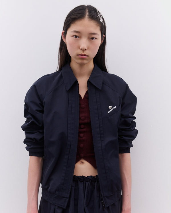 SHUSHU/TONG - Women’s Tuck Detail Sport Jacket - (Navy)
