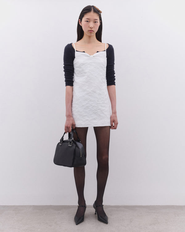 SHUSHU/TONG - Women’s Double Corset Straps Dress - (White)