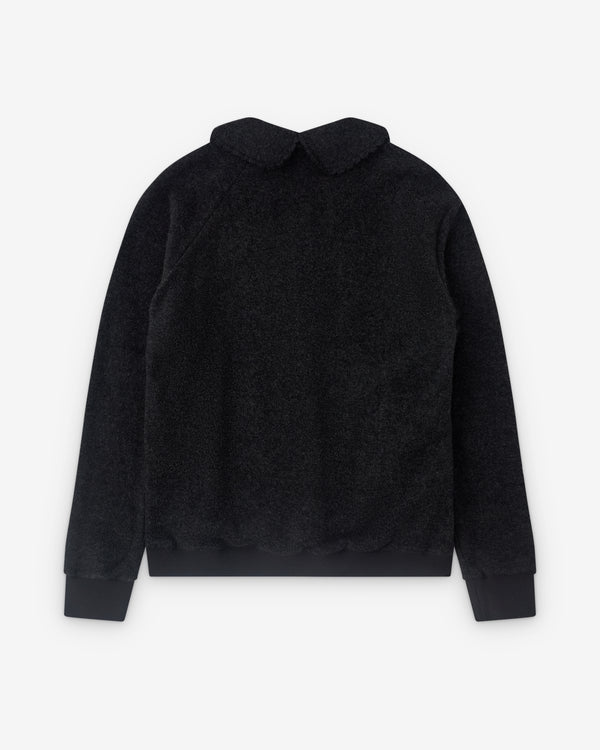 SHUSHU/TONG - Women’s Collared Sweatshirt - (Dark Grey)