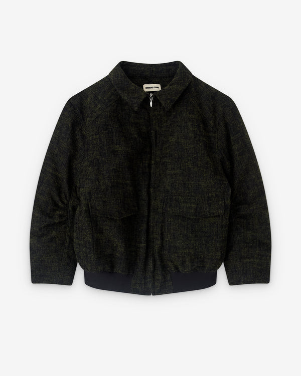 SHUSHU/TONG - Women’s Long Sleeve Lapel Jacket - (Hunter Green)