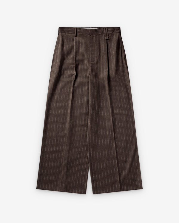 Simone Rocha  - Men's Wide Leg Trousers - (Chocolate
