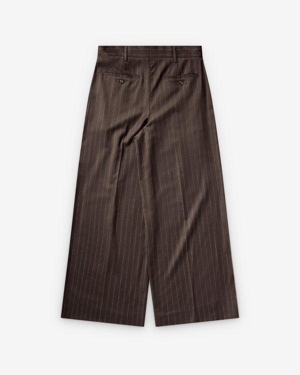 Simone Rocha  - Men's Wide Leg Trousers - (Chocolate