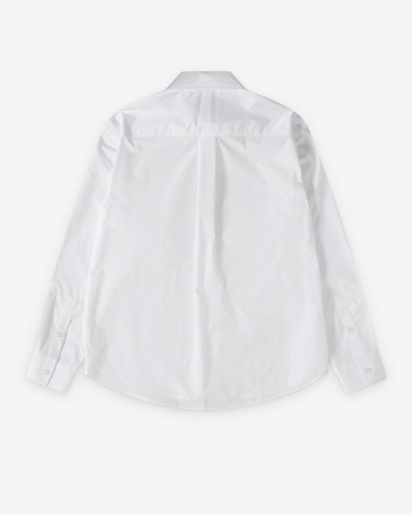 Simone Rocha  - Men's Ruffle Rosette Classic Shirt - (White)