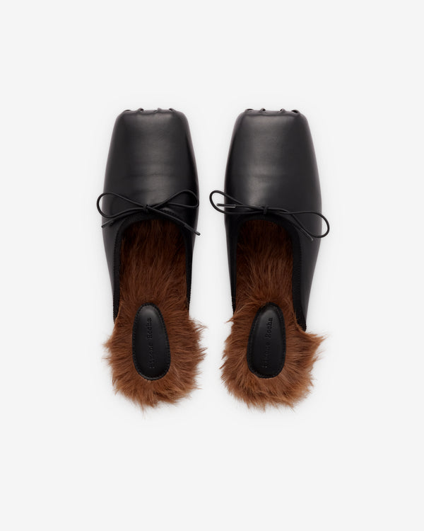 Simone Rocha  - Women's Pointe Mule - (Black/Brown)