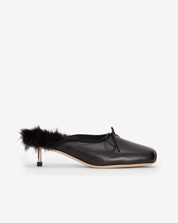 Simone Rocha  - Women's Pointe Mule Heel - (Black/Black)