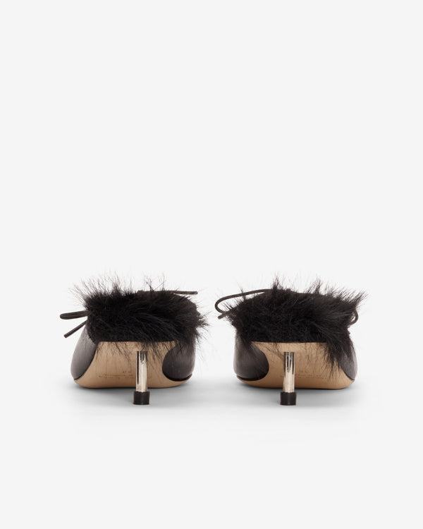 Simone Rocha  - Women's Pointe Mule Heel - (Black/Black)