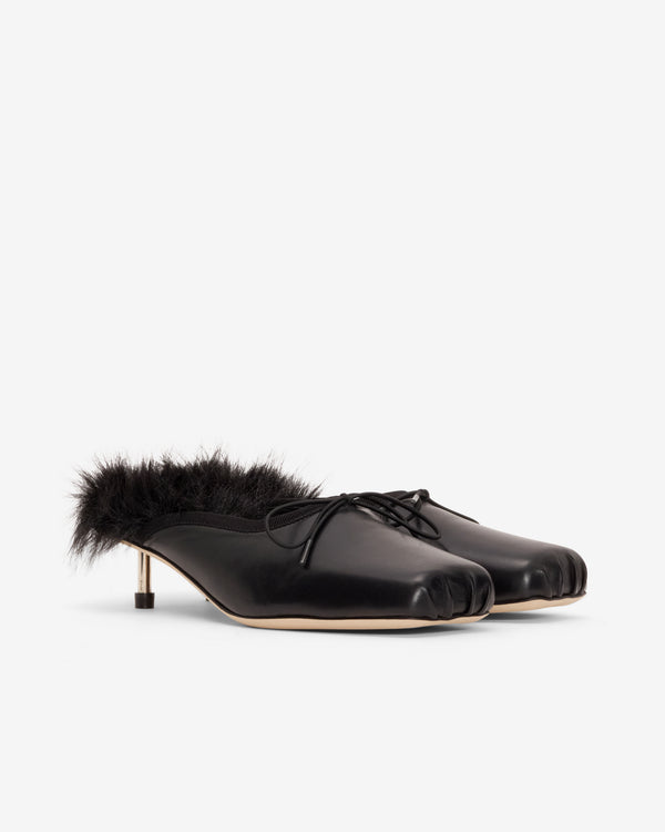 Simone Rocha  - Women's Pointe Mule Heel - (Black/Black)