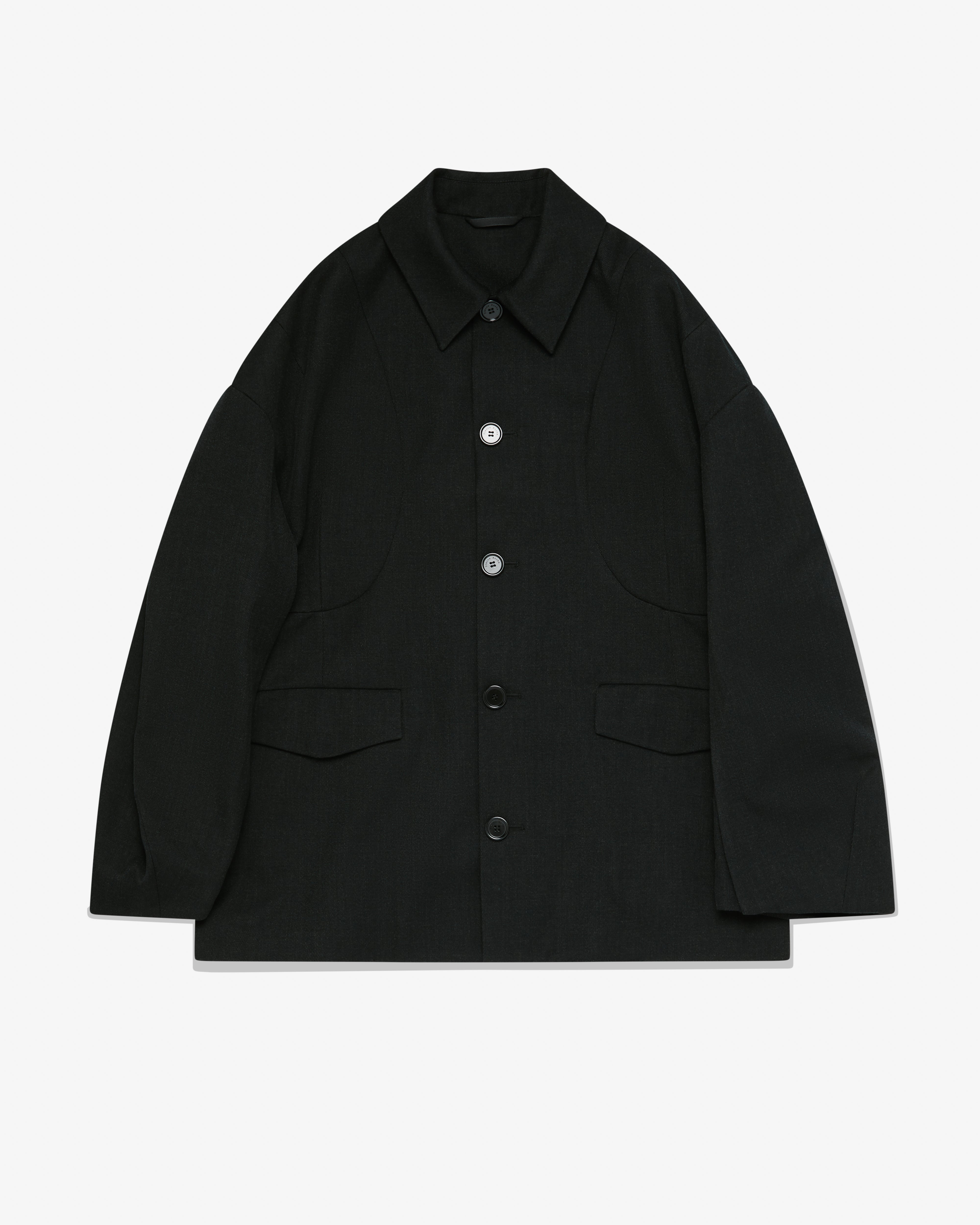 Simone Rocha: Men's Workwear Armour Jacket (Charcoal) | DSML E-SHOP