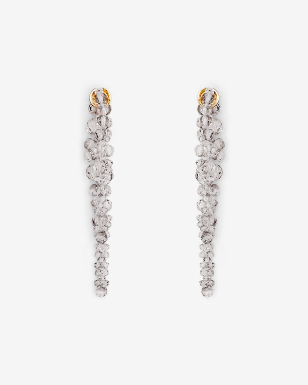 Simone Rocha - Women's Double Pierce Through Drip Earrings - (Ash)