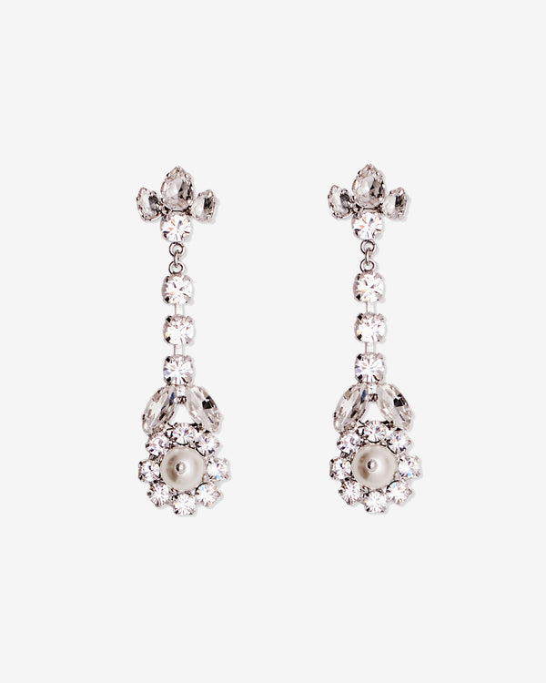 Simone Rocha - Women's Victorian Pearl & Crystal Drip Earrings - (Pearl/Crystal)