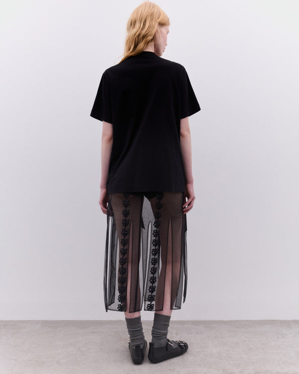 Simone Rocha - Women’s Unraveling Ribbon T-Shirt - (Black)