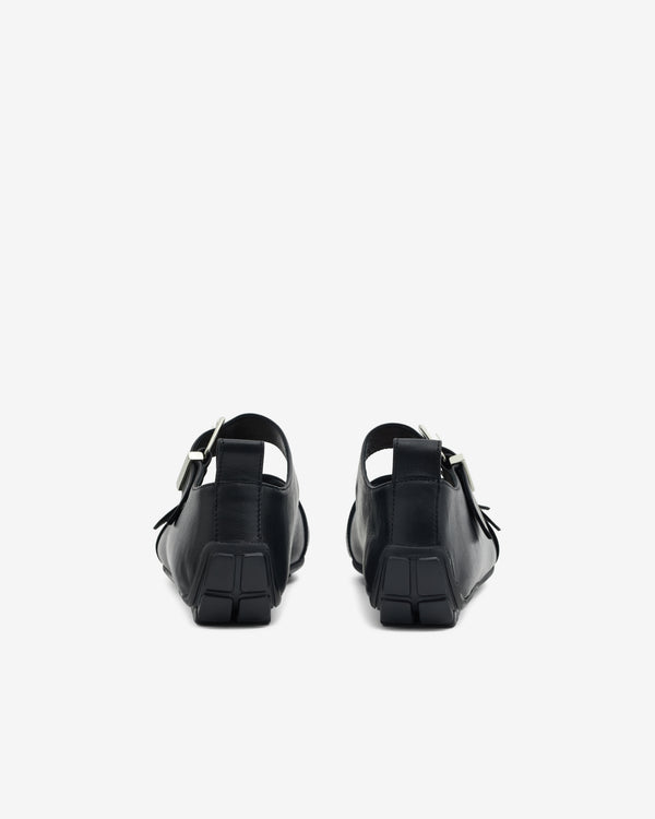 Simone Rocha - Women’s Buckle Ballerina Shoes - (Black)