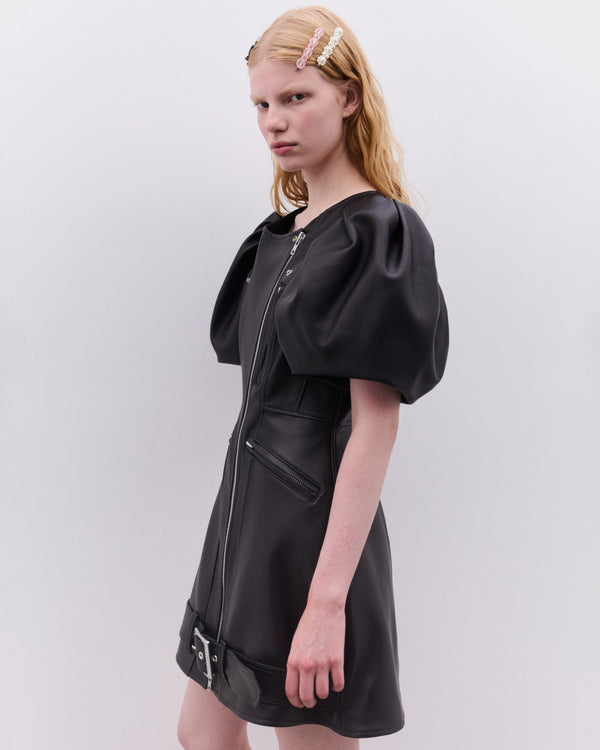 Simone Rocha - Women’s Sculpted Biker Dress - (Black)