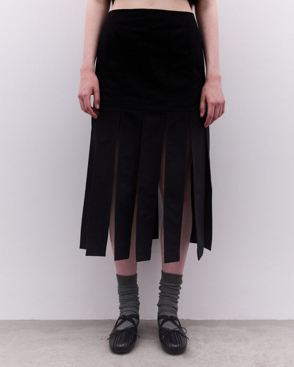 Simone Rocha - Women’s Multi Slit Skirt - (Charcoal)
