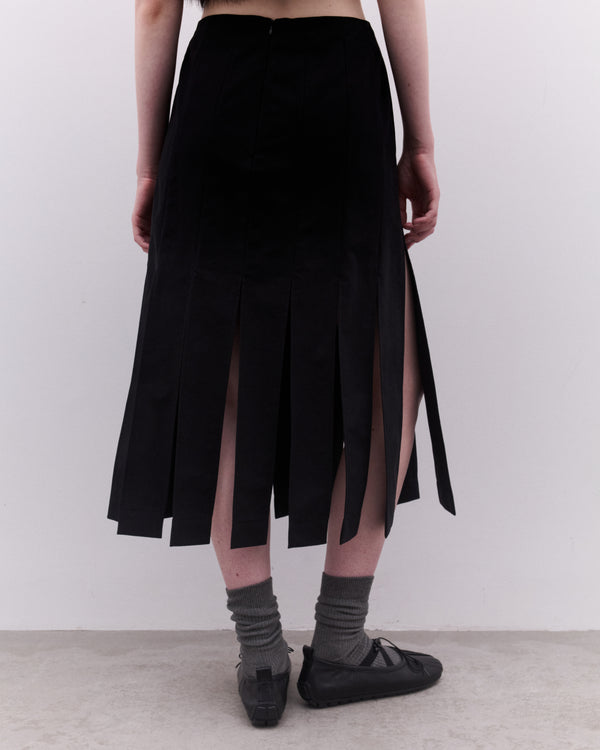Simone Rocha - Women’s Multi Slit Skirt - (Charcoal)
