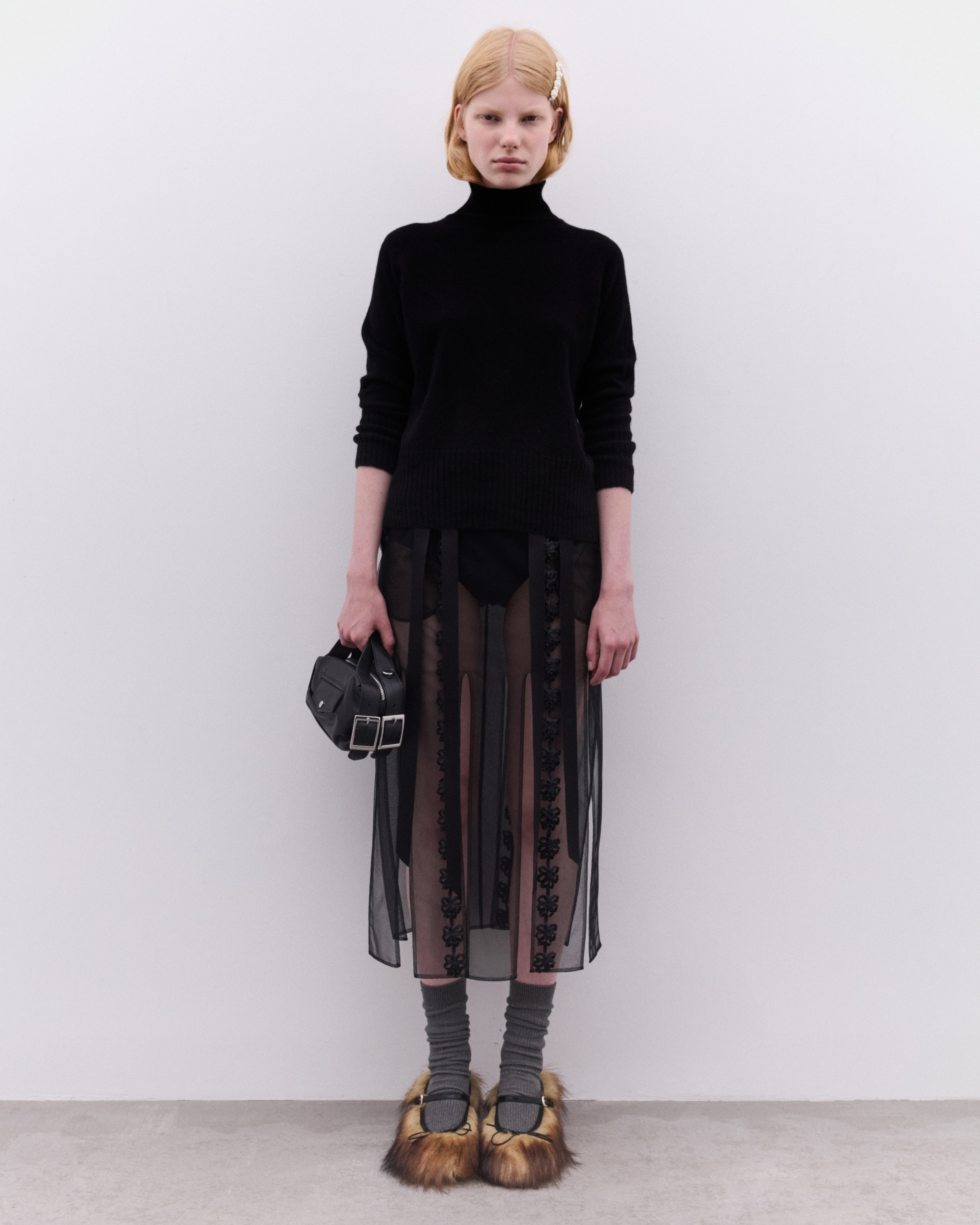 【Simone Rocha】 BLACK ♡ カットアウト カットソー Simone Rocha】 BLACK ♡ カットアウト カットソー Simone Rocha