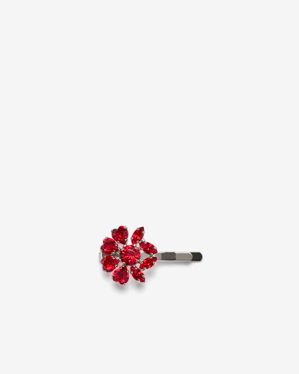 Simone Rocha - Women's Mini Heartbloom Hair Clip - (Red)