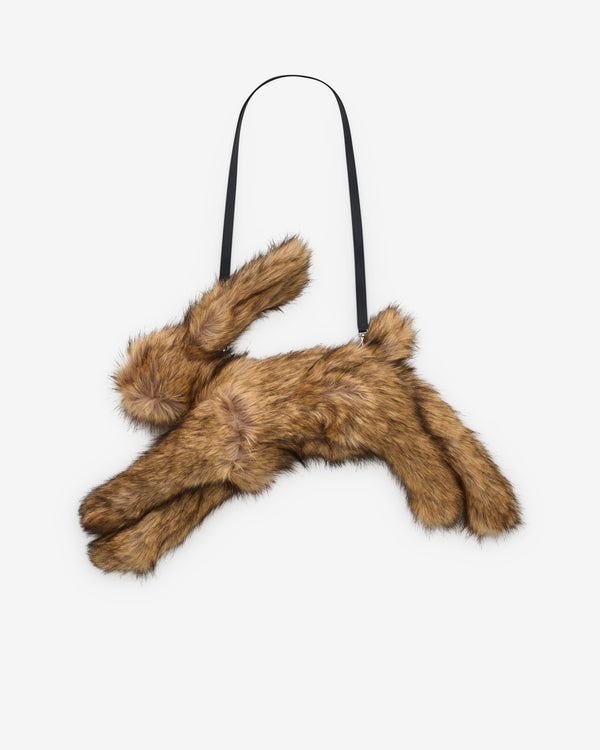 Simone Rocha - Women’s Faux Fur Hare Crossbody Bag - (Brown)