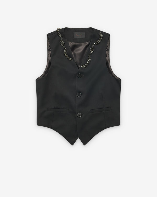 Simone Rocha - Men's Tailored Waistcoat - (Black)